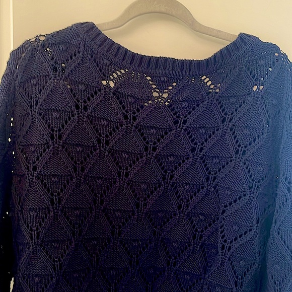 Tommy Hilfinger Navy Crew Neck Sweater - Picture 4 of 4